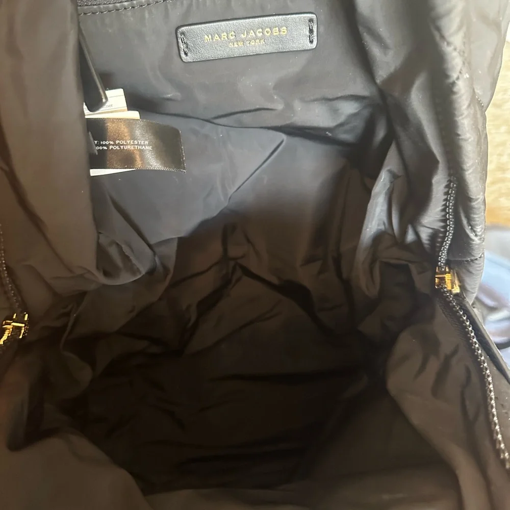 Marc Jacobs Quilted Black Backpack - Picture 3 of 6
